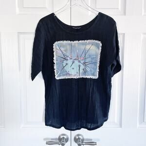 Jeanne Marie Prickly Cactus Guazey Art to Wear Top